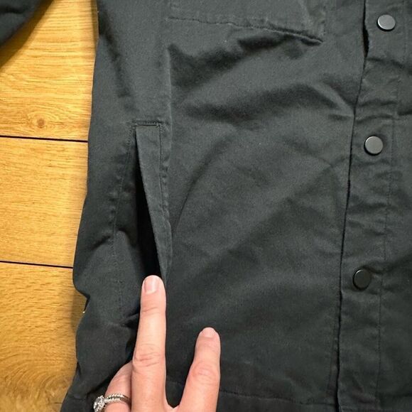 Away black snap jacket medium - Picture 2 of 10